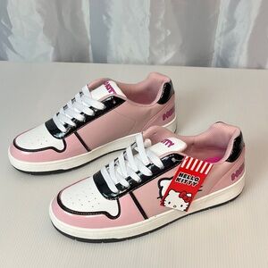Hello Kitty Pink and Black Ladies Sneakers v2264